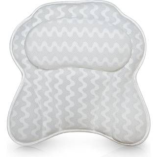 Bad pude badekar pude baghals underst?tning pude spa pude til badekar afslappende nakkest?tte badet pude b?rbart vaskbart badekar tilbeh?r med 3D