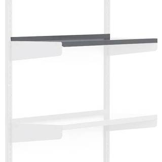 Hylde 900x400 mm Metalgrå