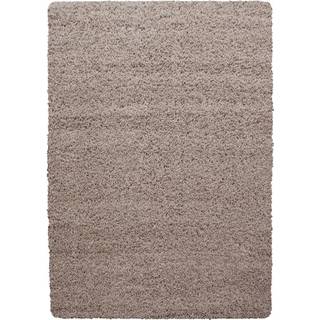 Dream Shaggy tæppe Ensfarvet - Beige - 120x170