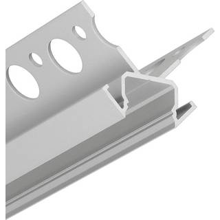 1m aluprofil UNI-TILE12 270DEG C PLUS - Anodiseret, fliseprofil, LED skinne