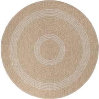 Comilla Rund Udendørs tæppe Vintage - Beige - 80x80 (Rund)