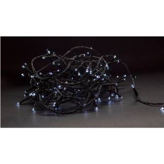 Outlet: 9 m. Smart Home kold hvid LED julelyskæde - Tuya/Smart Life, 120 LED, memory funktion, IP44 udendørs, 230V