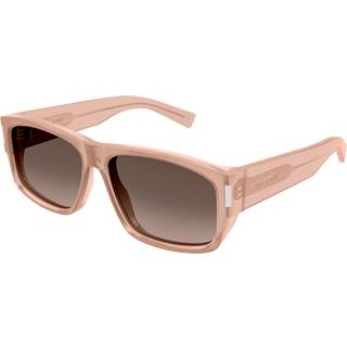SAINT LAURENT Mand SL 689 006 Solbriller Acetat Orange Brun Firkantet
