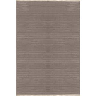 Style Kortluvet tæppe Ensfarvet - Mokka - 160x230