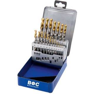 BOHRCRAFT Spiralborsæt MG10 TiN-Point HSS-G DIN 338 1-10x0,5 /19-dele