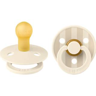 BIBS Studio Colour Pin Latex Ivory Vanilla Mix 2 pak - Flere størrelser