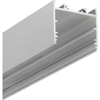 1m aluprofil VARIO30-02 ACDE-9/TY - Ubehandlet aluminium, påbygning, LED skinne