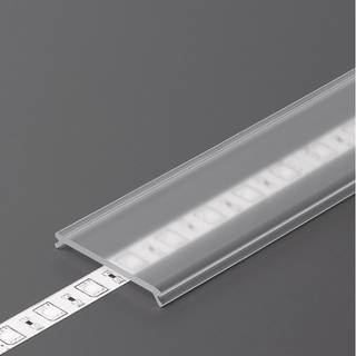 Cover til LED Profil - C9 - Click - 1m - Transparent