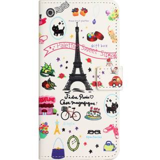 Samsung Galaxy S24 Læder Flip Cover m. Pung & Ståfunktion - Eiffeltårnet