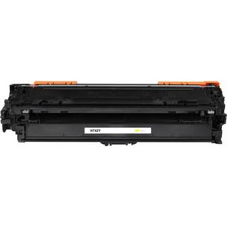 HP 307A Gul toner 7.300 sider CE742A alternativ