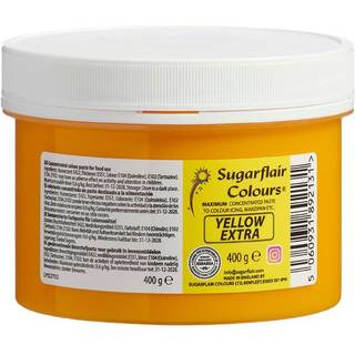Sugarflair Pastafarve, Yellow Extra - 400g