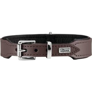 Hunter Collar Basic Hundehalsbånd størrelse Halsumfang 46-53 cm farve braun /black