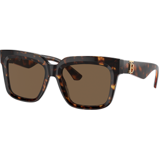 Burberry Kvinde BE4419 300273 Solbriller Acetat Brun Brun Firkantet Normal