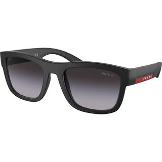 Prada Linea Rossa PS01ZSF Asian Fit 1BO09U 56 Solbriller Mænd Black - Matte Black - 56mm