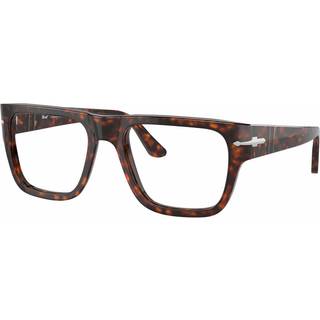 Persol Unisex PO3348V 24 Optiske stel Acetat Skildpadde Transparent Firkantet Normal