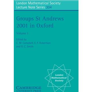 Groups St Andrews 2001 in Oxford: Volume 1