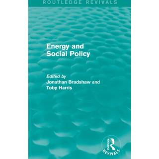Energy and Social Policy (Routledge Revivals)