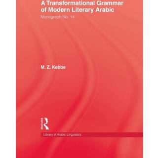 Transformational Grammar Of Modern Literary Arabic