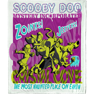 Northwest Scooby Doo Silk Touch t?ppet?ppe 50"""" x 60"""" Haunted Crystal Cove