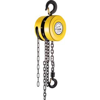Vevor Hand Chain Hoist 2200 lbs/1 ton kapacitetsk?de blok 15ft/4,5 m l?ftemanual h?ndk?de blok manual hoist m/industriel kvalitet st?lkonstruktio
