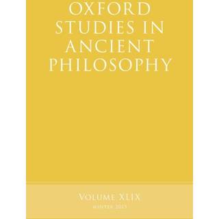 Oxford Studies in Ancient Philosophy, Volume 49