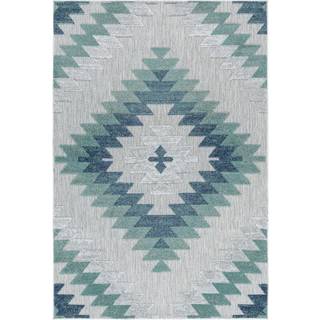 Bahama Udendørs tæppe Geometrisk - Blå - 120x170