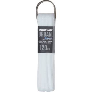 Snørrebånd Oval White 120 cm