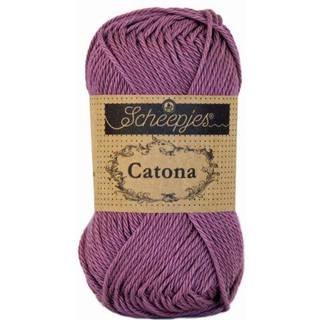 Scheepjes Catona 604 Neon pink Indhold: 100% merceriseret bomuld Anbefalede pinde: 2.50-3.00 mm Vægt/løbelængde: 50 gr = ca. 125 meter Strikkefasthed: 10 x0 10 cm = 26 m x 36 p med 2,5 mm Maskinvask 40°C / Tørres fladt.