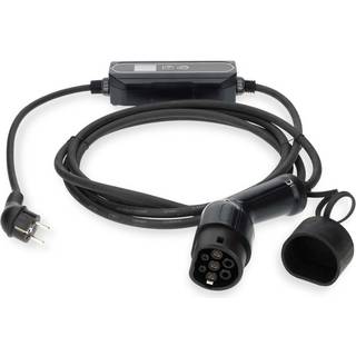 Nedis bærbar oplader til elbiler, AT-N05V3V3-F 3G1.5, CEE 7/7, 1-faset, 5m - Sort