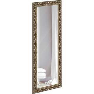 Antik Spejl Med Sølvramme - Udsmykket Ii Med Træramme - 60 x 145 Cm - Incado