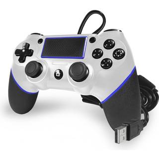 Teknogame Phantom P4 - White - Wired Controller - Sony PlayStation 4