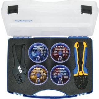 Klauke Sortimentskasse af plast med Isoleret Kabelforbindelser og værktøjer SK82P