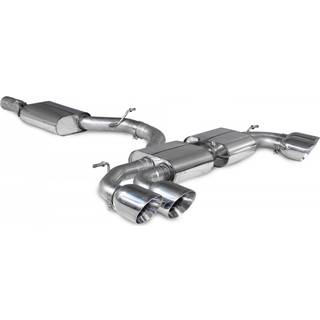 Scorpion Resonated CAT/GPF Back System - Audi S3 - Daytona