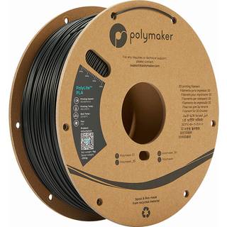 3kg - Polymaker Polylite PLA - True Black- 1.75mm