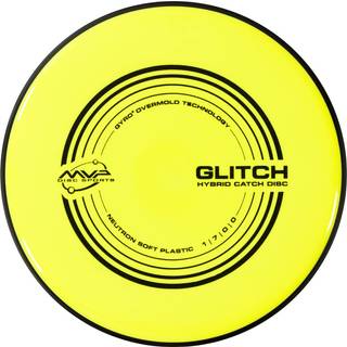 MVP Disc Sports Neutron Glitch (Soft) Disc Golf Hybrid Catch Disc (140-145g / farver kan variere)