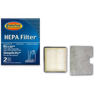 Envirocare Premium Replacement Støvsuger HEPA -filter lavet til at passe til Riccar 1700 1800 Immaculate og upåklagelig enkelhedsklassebeholdere
