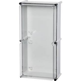 Fibox Dæksel/låg solid p, 600x370x80mm trans.