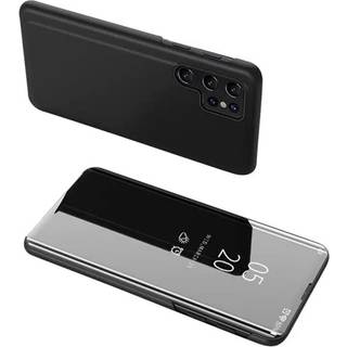 Clear view cover til Samsung S24+ - Sort