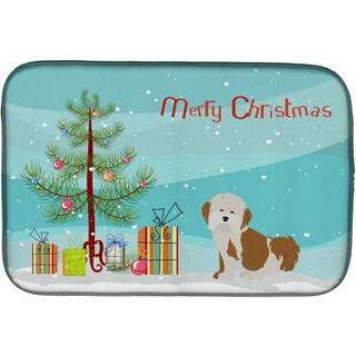 """" Caroline's Treasures CK3458DDM Havanese Christmas Tree Dish-Drying-Mats 14 X 21 Multicolor """"