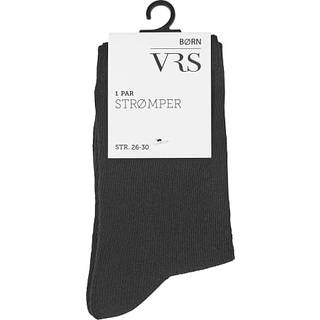 VRS børne strømper str. 26/30 - sort (På lager i butik)