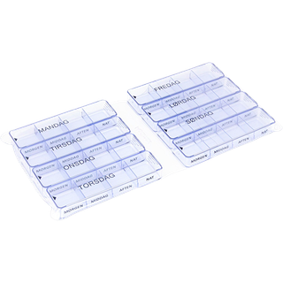 Medimax Doseringsæske m. ugedag Clear (1 stk)