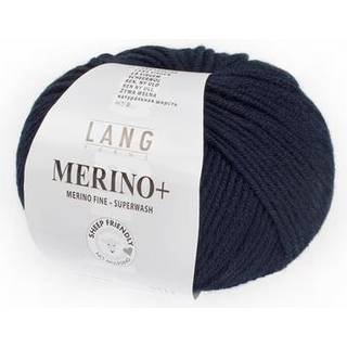 Lang Yarns Merino+ 025 Indhold: 100% Superwash Merinould Vægt/længde: 50 g = ca 90 meter Anbefalede pinde: 4.50-5.50 mm. Strikkefasthed: 10 x 10 cm = 17 m x 24 p Vask: Finvask 30ºC / Brug aldrig skyllemiddel / Tørres fladt.
