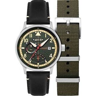 AVI-8 AV-4101-0A Herrenuhr Hawker Hurricane McKellar Dual Time 44mm 5ATM