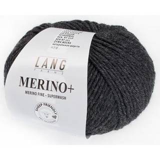 Lang Yarns Merino+ 105 Indhold: 100% Superwash Merinould Vægt/længde: 50 g = ca 90 m Anbefalede pinde: 4.50-5.50 mm Strikkefasthed: 10 x 10 cm = 17 m x 24 p Vask: Finvask 30ºC / Brug aldrig skyllemiddel / Tørres fladt.