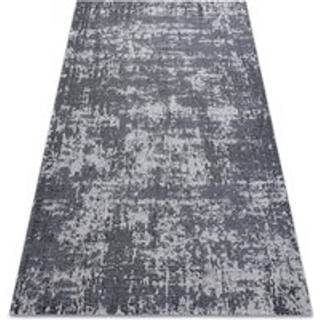 Tæppe CASA Økologisk, EKO SISAL Boho vasket, vintage 2809 grå / antracit, lavet af genbrugsbomuld 133x190 cm