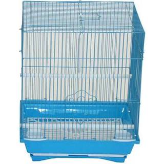 YML A1324MBlu Flat Top Medium Parakeet Cage 13.3 """" X 10.8 """" X 16.5 """"