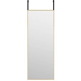 Dørspejl Glas Og Aluminium - Guld / 30 x 80 cm