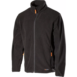 Fleecejakke 687P Sort Str. XL