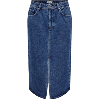 Onlbianca Denim Midinederdel