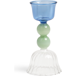 Lysestage Perle i borosilikatglas